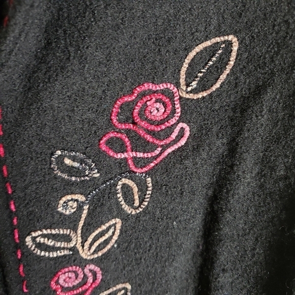 Alfred Dunner 100%Wool Sweater/Jacket Zipper Front. Size M - Picture 4 of 8